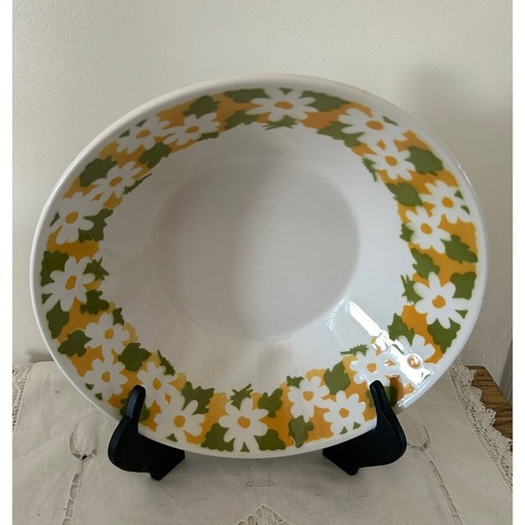 Vtg. 70’s Castlecourt Ironstone Ware “COUNTRY SIDE” Japan SERVING BOWL 9 1/2 in. - Picture 2 of 7